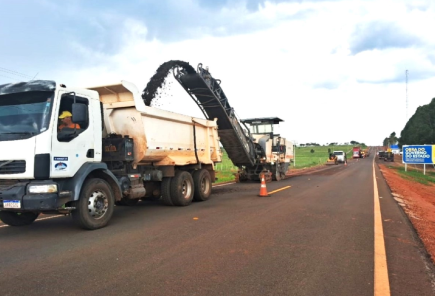 Rodovia concessionada pelo Estado utiliza técnica de reciclagem nas