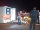 Ambulância capota após colisão durante ultrapassagem na MS-395