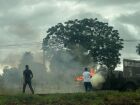 Fatimassulenses a caminho de curso em Dourados, apagam o fogo em caminhonete e evitam o pior
