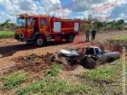 Homem que tentava contra a própria vida se envolve em acidente com carreta