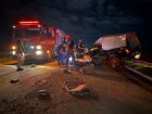 GRAVE ACIDENTE entre carreta e picape deixa crianças e adolescente feridos