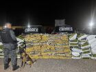 Choque encontra 1,2 tonelada de maconha em 'bunker' construído em residência