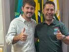 Vicentina: Com presidente Thales, da Assomasul, prefeito Cléber discute fortalecimento dos município