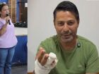 Pé e mão: Prefeita de Jateí e prefeito de Vicentina se acidentam no intervalo de uma semana