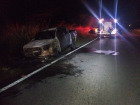 Caminhonete pega fogo após motorista perceber fumaça na MS-276, em MS