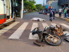 Técnica de enfermagem morre após moto ser atingida por carro em Dourados
