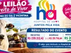 Fátima do Sul e Vicentina arrecada R$ 239 mil em Leilão: destina R$ 209,6 mil ao Hosp. do Amor 