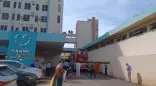 Acidente com paciente em Santa Casa (Foto: Jornal Midiamax)