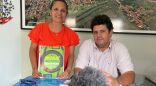 Professora Claudia Coutinho Capilé e o professor Wagner Cordeiro Chagas