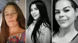 Da esquerda para a direita: Ana Carolina Goes, Adrielle Encarnação Rodrigues e Nathália Rodrigues Nogueira, vítimas de feminicídio em Mato Grosso do Sul (Foto: Reprodução)