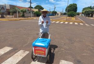 Moradora de Caarapó se sensibiliza com atitude de vendedor de picolé de 64 anos