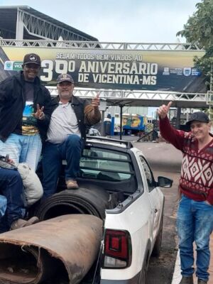 Em Vicentina, dedicação da equipe de limpeza garantiu ambiente saudável na festa de 39 anos