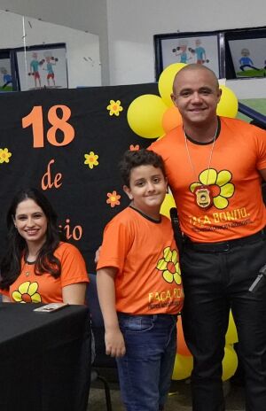 Vicentina participa do Maio Laranja de combate aos abusos e exploração infantil, veja FOTOS