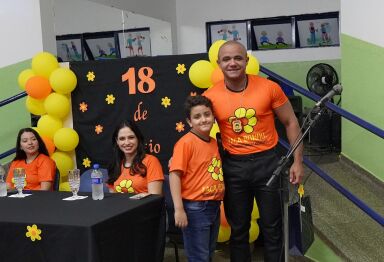 Vicentina participa do Maio Laranja de combate aos abusos e exploração infantil, veja FOTOS