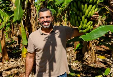 Produtor de Vicentina se tornou referência na produção de bananas e batata-doce com o apoio do Senar
