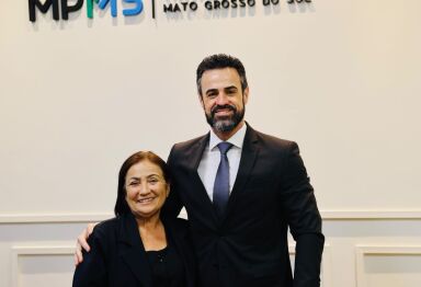 Cileide Cabral visita chefe do Ministério Público de M S e fortalece diálogo institucional