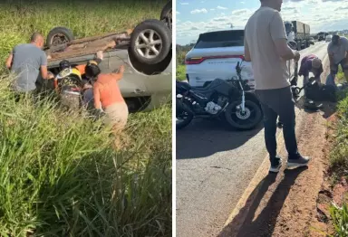 Feriado é marcado por dois acidentes e uma morte nas rodovias de Ivinhema