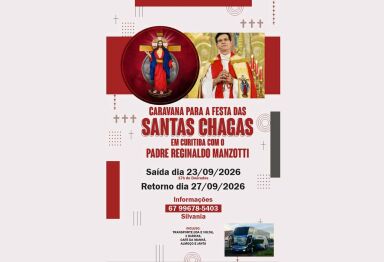 Dourados e região se mobilizam para a Festa das Santas Chagas com Padre Reginaldo Manzotti
