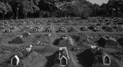 Tumulos quadruplicaram em maior parte dos cemitérios