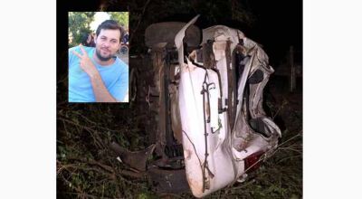 o acidente ocorreu por volta das 20h30, no distrito de Lagoa Bonita, saída para o município de Dourados.