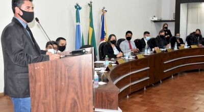 Amadeu Ferreira de Moura prefeito interino - Fotos Adauto Dias