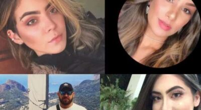 Rhannye Jamilly, Kaline Reinoso, Osmar Vicente e Haylle Carolina morreram no ataque - Crédito: Hedio Fazan/Dourados News