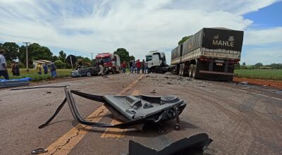 Motorista da carreta disse que nunca tinha se envolvido em acidente; Foto: Sidnei Bronka/Ligado Na Notícia
