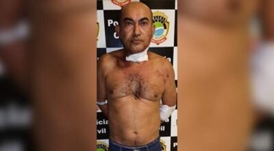 Delzimar se feriu, foi atendido no hospital e depois, levado para a delegacia. (Foto: Divulgação) - CREDITO: CAMPO GRANDE NEWS