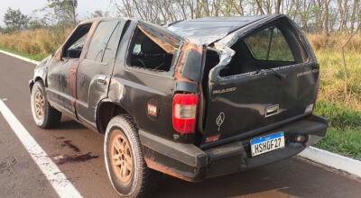 Carro que era conduzido pela vítima; Fotos: Sidnei Bronka/Ligado Na Notícia