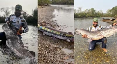 Pescaria rendeu maior feito para o pescador.  Foto: Arquivo pessoal