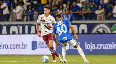 Lance de Fluminense e Cruzeiro no primeiro turno do Brasileirão