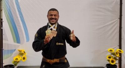 Professor de Fátima do Sul, Treinador Portuga, conquistou medalha de ouro e medalha de bronze no Campeonato Estadual de Jiu-Jitsu 2025