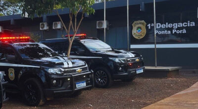 Agressor foi preso e autuado na Polícia Civil de Ponta Porã; Foto: Divulgação/PC