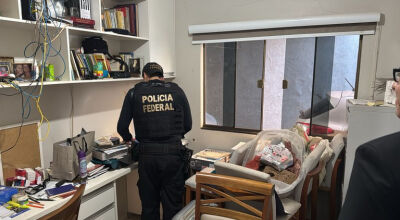 Ação cumpriu cinco mandados de busca e apreensão, expedidos pelo Tribunal Regional Federal da 3ª Região; Foto: Divulgação/PF