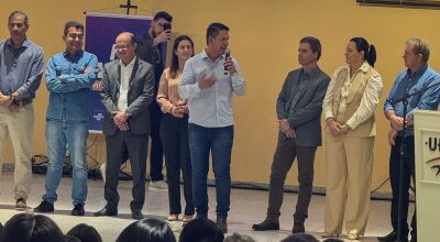 Prefeito Cléber participou de encontro em Dourados com gestores de toda a região Fotos: Victor Aguero