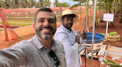 Rafael Corrêa e Agnaldo Lopes, foram convidados pela AGRAER (Agência de Desenvolvimento Agrário e Extensão Rural)