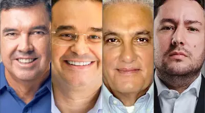 Governador Eduardo Riedel, Fábio Trad, Delcidio do Amaral, João Henrique Catan