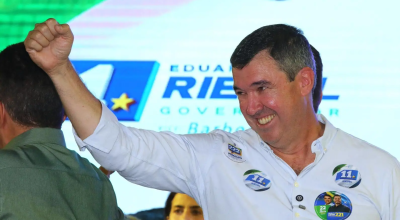 Eduardo Riedel é reeleito governador de MS no 1° turno das eleições. (Foto: Saul Schramm/Divulgação)