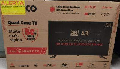 Ladrão se arrepende de furto, compra TV parcelada em 10 vezes e vai até delegacia devolver em MS