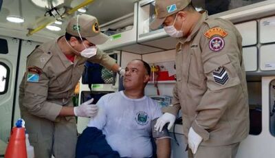 MEDALHA NELE: Sargento da PM evita desgraça e salva 3 crianças durante incêndio em Campo Grande