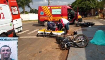 Acidente entre duas motos deixa um morto em Navirai