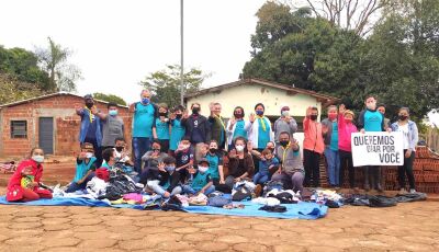 Adventistas levam Missão Calebe para o Jardim Eliane de Fátima do Sul, com o Sopão do Amor
