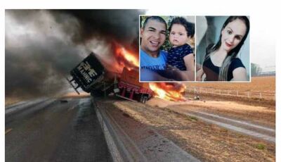 Casal e criança de 10 meses de MS morreram queimados em acidente; veja quem são
