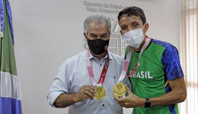 Governador recebe medalhista paraolímpico e anuncia novos investimentos no esporte
