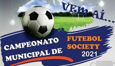 VEM AÍ: Campeonato Municipal de Futebol Society, veja como fazer as inscrições em VICENTINA