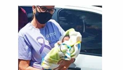 PM resgata bebê de 7 dias abandonado em ponto de uso de droga em Maracaju