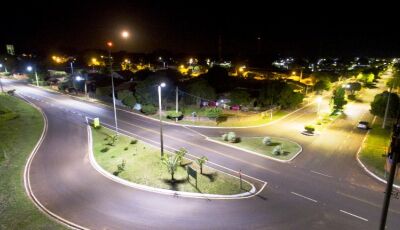 Nova iluminação de LED transforma visual noturno e gera economia em Jateí