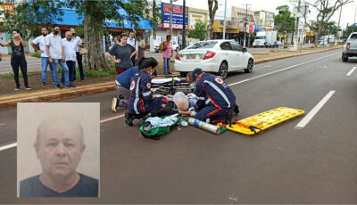 Ciclista morre no Hospital da Vida após ser atropelado por carro ao atravessar avenida