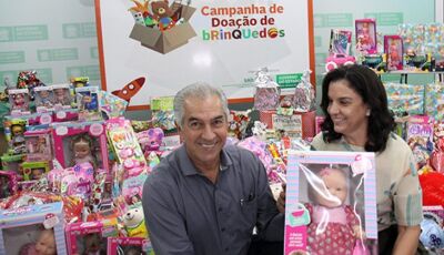 Campanha dos servidores arrecada 21 mil brinquedos e bate recorde; 'brilho nos olhos', diz Reinaldo