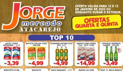 Confira as OFERTAS desta quarta e quinta-feira do Jorge Mercado Atacarejo em Fátima do Sul